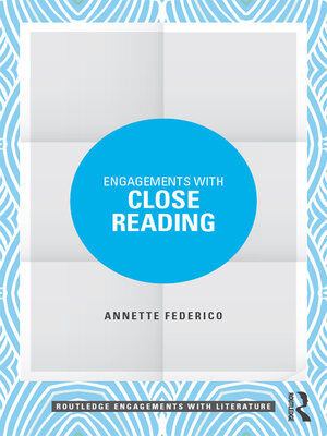 cover image of Engagements with Close Reading
